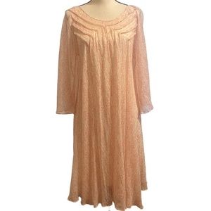 3.1 Phillip Lim Pink and Ivory Floral 100% Silk‎ Slip Dress Sz 8